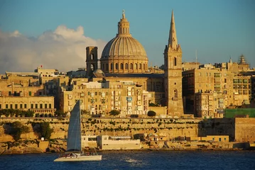 Deurstickers Valletta harbor view, the capital of Malta © travellerno1