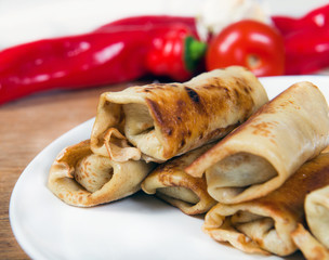 the stuffed pancakes