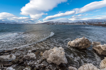 Coast of the Norwegian Sea.Tromso