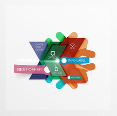 Vector sale Christmas banner template