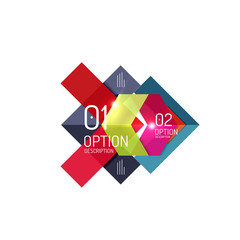 Vector business infographics, option select