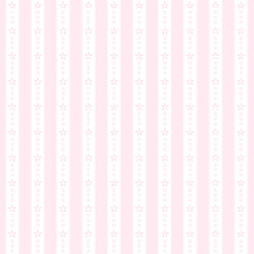 かわいい花の縦レース　シームレスパターン　ピンク　背景素材　ベクター