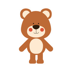 bear animal icon image vector illustration design 
