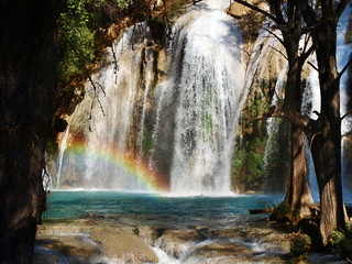 Fototapeta premium Chiflon waterfalls, Chiapas, Mexico