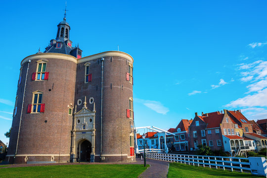 historic town gate of Enkhuizen, Netherlands