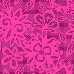 Vintage floral seamless pattern.