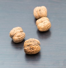 Walnuts in close up.