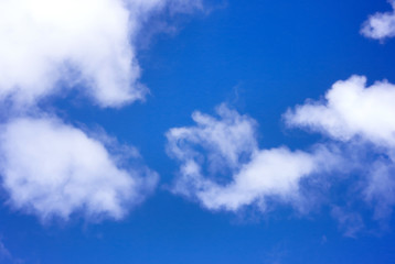 Fototapeta premium blue sky and white clouds