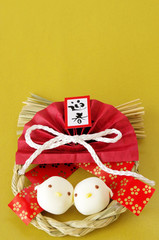 マシュマロひよこのお正月