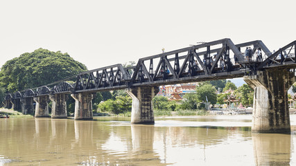 Fototapeta na wymiar The Bridge on the River Kwai