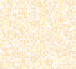 Geometric seamless pattern. Mosaic modern background. Illustration. Vector. Squares. Beige, orange