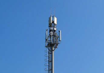 The tower cell tower with transponders. Communication technologies
