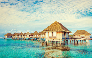Maldives. Villa on water
