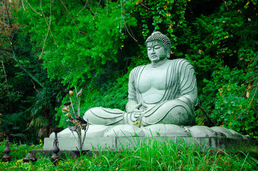 Buddha in Green Garden