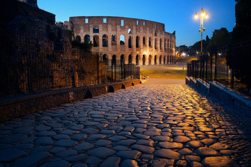 Colosseum Rome night