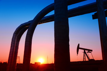 Fototapeta premium Oil pipeline