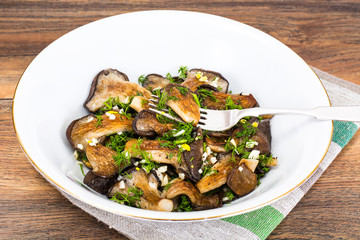 Fried Oyster Mushrooms