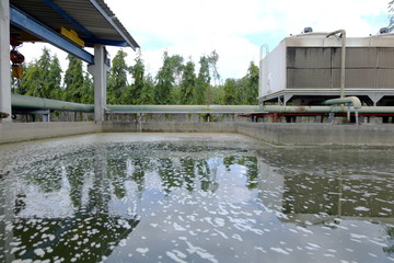 Water pipe for cooling of machine.