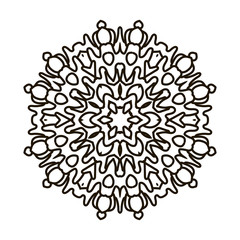 Bohemian Indian Mandala print.