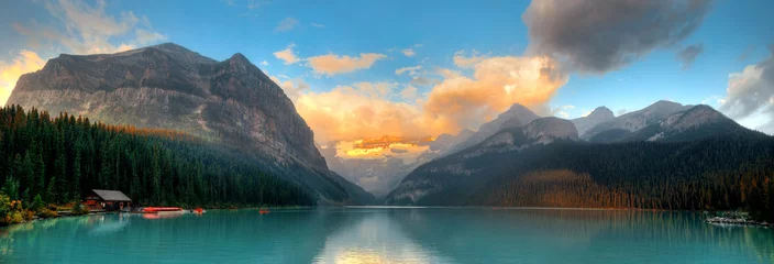Zelfklevend Fotobehang Banff Nationaal Park-panorama © rabbit75_fot