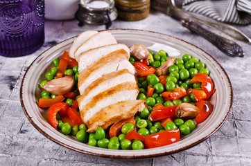 Fried chicken breast