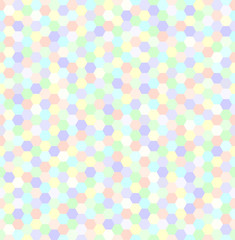 Hexagon pattern. Seamless vector