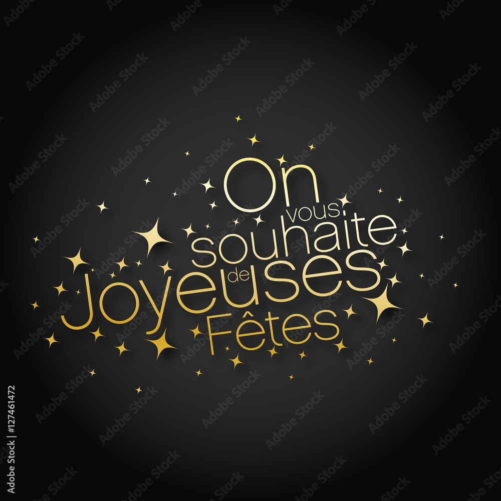 Poster bonnes fêtes