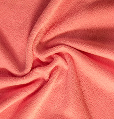 Fototapeta na wymiar Fluffy towel,closeup shot.
