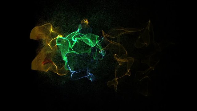 New Year 2017 Animation. Decorative Numbers.
Happy New Year 2017.