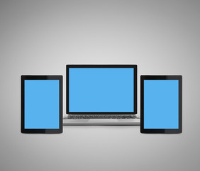 Laptop white  aluminium body