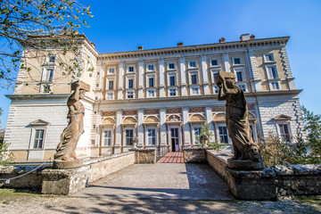 The Villa Farnese in Caprarola, italy