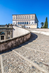 The Villa Farnese in Caprarola, italy