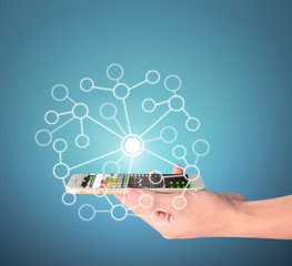  smartphone in hand