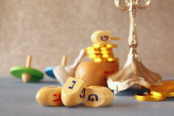 image of jewish holiday Hanukkah background