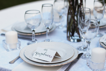 Beautiful table setting