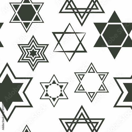 "seamless pattern with star of David traditional Jewish symbol for your design" Stock image and ...
