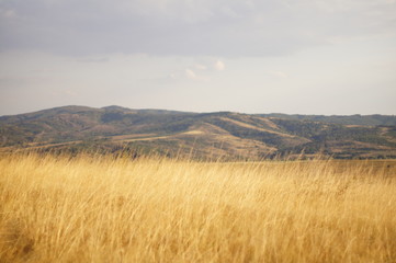 Autumn mountain view