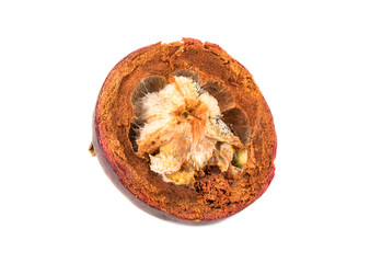 Spoiled fruit mangosteen