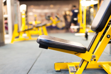 equipment for power exercise in modern gym