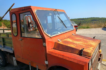 Old truck unattended,Alonissos,Greece