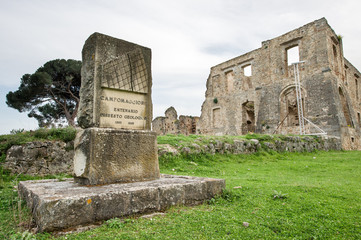 small village of Roman times, Italy