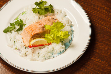 Rice with fish