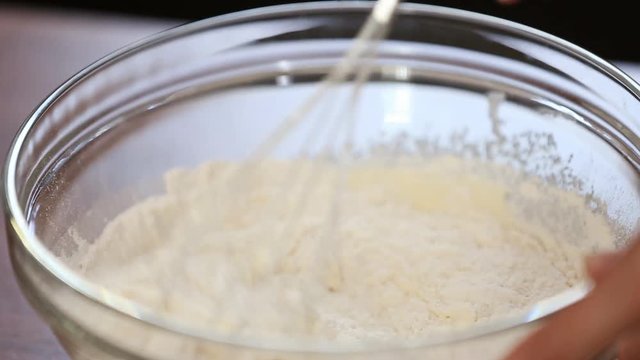dough mixing with the corolla
