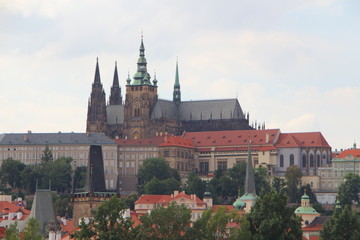 Fototapeta na wymiar Cathédrale Saint-Guy à Prague