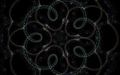 dark tracery vintage pattern