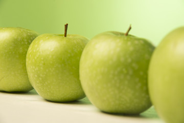 green apples