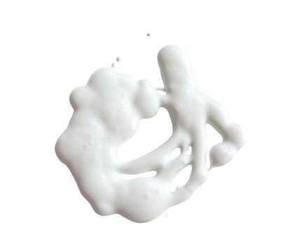 White cream on a white background, can be used as mayonnaise too
