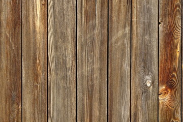 Vertical Barn Wooden Wall Planking Texture. Horizontal Brown Woo