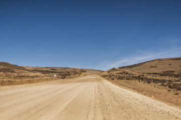 Fototapeta na wymiar Landscape of Route 40 in Patagonia, Argentina