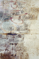 Old Rust Eroded Metal Iron Decay Sheet Vertical Background Textu